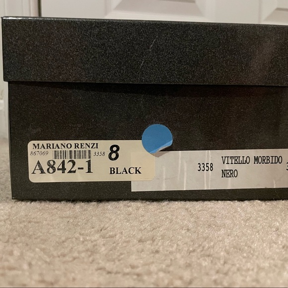 Like new Mariano Renzi sling back wedge-size 8 - Picture 6 of 7